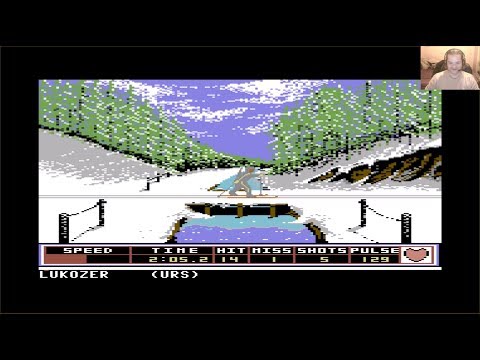 Lukozer Retro Game Review 367 - Winter Games - Commodore 64