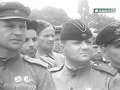 Публичная казнь фашистов на городской площади в Краснодаре , 18 июля 1943 г ...