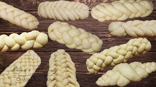 Как сплести из теста плетенку