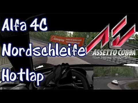 Alfa 4C @ Nordschleife Assetto Corsa 1080p 60fps