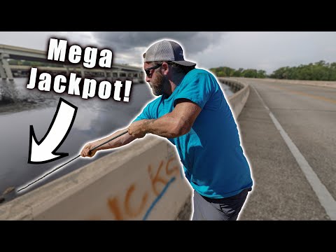 Mega Jackpot Discovered While Magnet Fishing