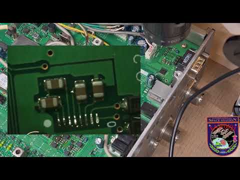EA3HWU Desoldado SMD del chip RS232 de la Kenwood TS2000