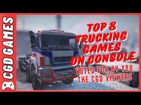 Top 8 Truck Driving Games as voted for by the CGD GAMES viewers !!!