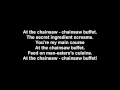 Lordi - The Chainsaw Buffet | Lyrics on screen | HD