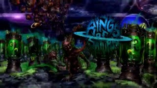 Rings Of Saturn - Corpses Thrown Across The Sky (Lyrics On Screen)