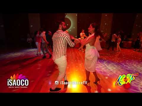 Elena Badzym and Farid Mehdiyev Salsa Dancing at KISF, Friday 01.06.2018
