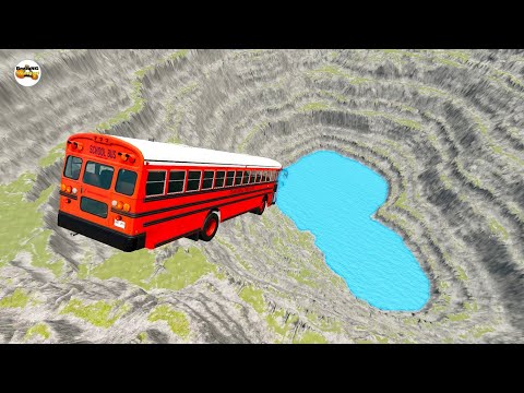 BeamNG.Drive - Leap Of Death Car Jumps and Falls Crashes #37