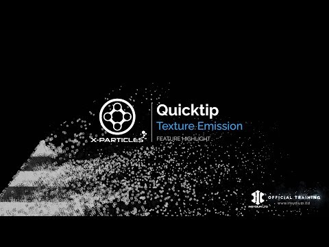 X-Particles Quick Tip - Texture Emission video