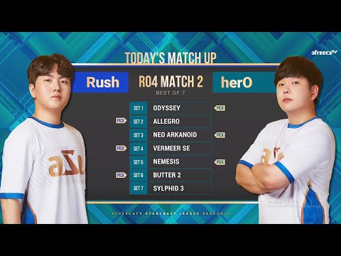 [ENG] ASL S14 Ro.4 Match 2 (Rush vs Hero) - ASL English (StarCastTV English)