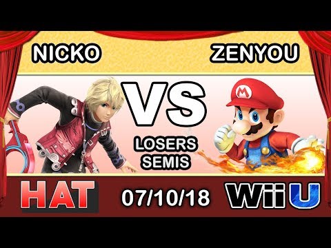 HAT 29 - FAD | Nicko (Shulk) Vs. eM | Zenyou (Mario) Losers Semis - Smash 4