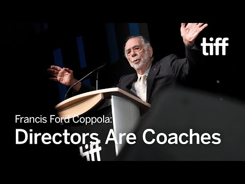 Thumbnail of the video: Francis Ford Coppola Compares Directors To Coaches