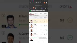 KOL vs DC (KKR vs DELHI) dream 11 and playerzpot team👍👍👍👍