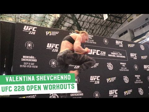 UFC 228 Open Workouts: Valentina Shevchenko Highlights