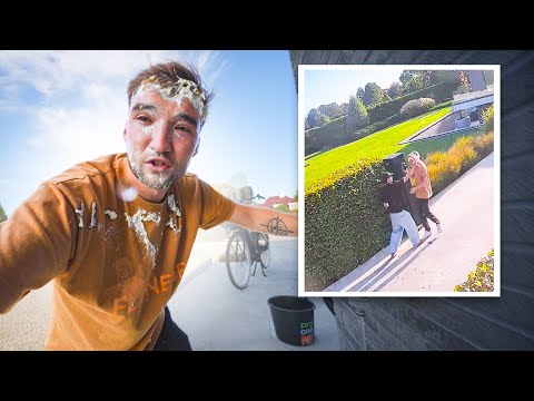 BEZORGER GOOIT EEN TAART IN MIJN GEZICHT! WAT IS DIT😭