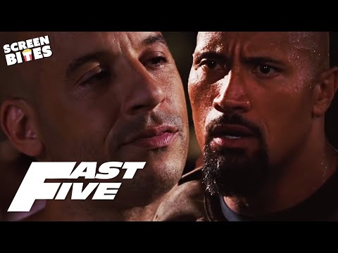 The Rock and Vin Diesel's Furious Confrontation | Hobbs VS Toretto | Fast Five (2011) | Screen Bites