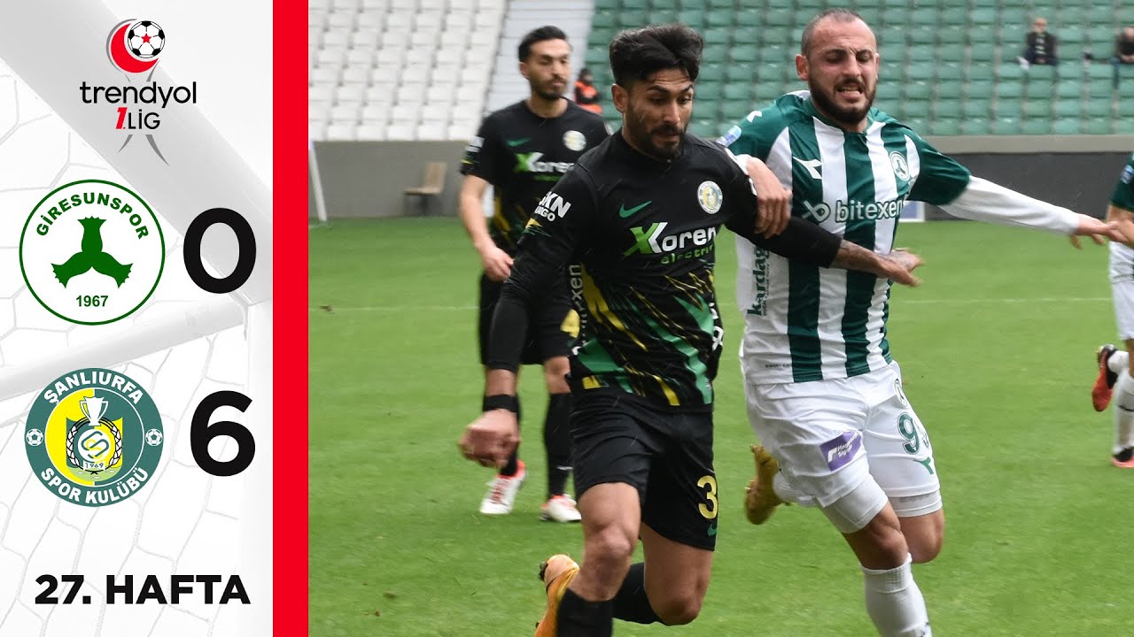 Giresunspor vs Şanlıurfaspor highlights