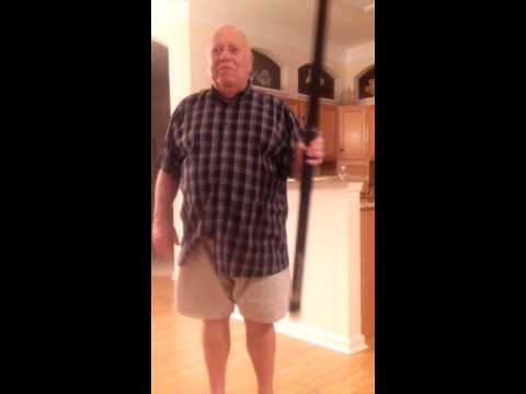 Poppy on the body blade.