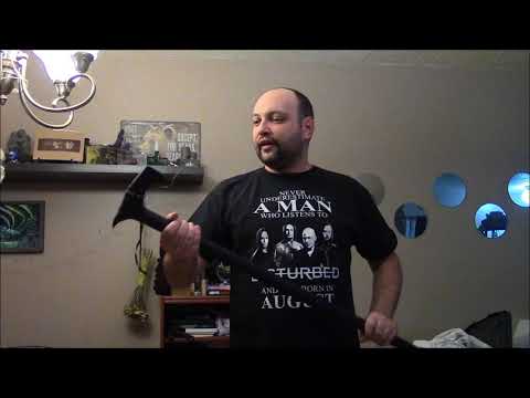 Cold Steel Axe Head Cane - 91PCAXZ - Review and test