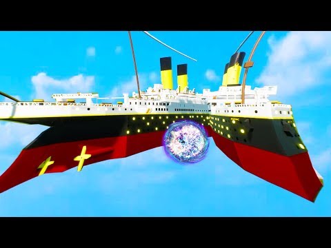 Titanic Enters a Black Hole - Brick Rigs Bricksville