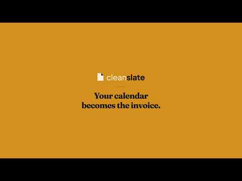 CleanSlate video preview