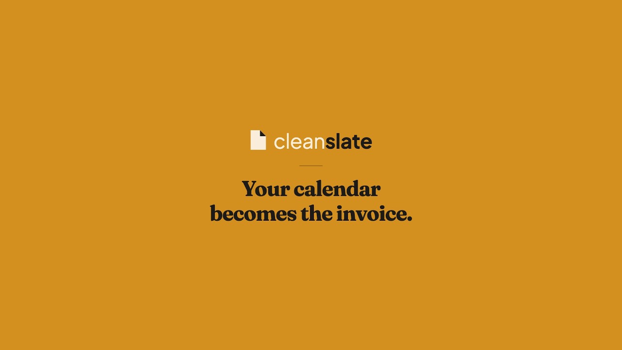 CleanSlate demo video