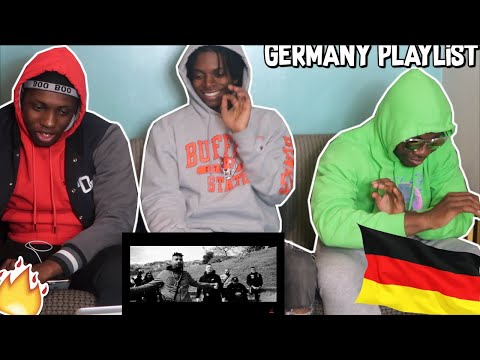 Americans/Africans React to GERMANY DRILL music FT. GZUZ, UFO361, JUICY, LX & MORE