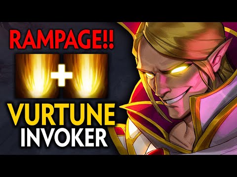 EPIC VURTUNE INVOKER | UNBELIEVABLE SUNSTRIKES + CATACLYSM COMBO | Dota 2 Invoker