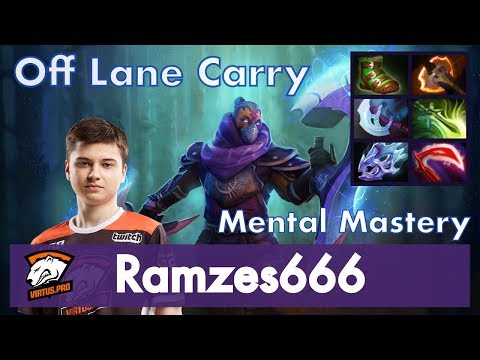 Ramzes666 - Anti Mage Safelane | Heavy Pressure Lanes | 7.07 Update Patch Dota 2 Gameplay Pro MMR
