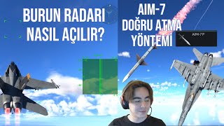 AIM-7 DOĞRU KULLANIM yöntemi | BURUN RADARI nasıl açılır? | War Thunder