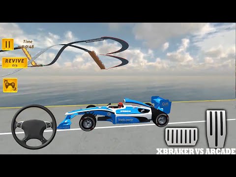 Impossible Car Tracks 3d: Blue Formula Unlocked Stunts Levels 32 to 35 Completed - Android Gameplay