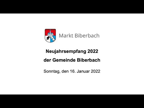 Neujahrsempfang 2022 der Gemeinde Biberbach