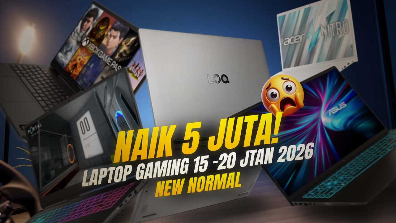 Rekomendasi Laptop Gaming 15-20 Juta 2026! Mending Lenovo LOQ atau ASUS Gaming? (NAIK 5 JUTAAN GES)😭