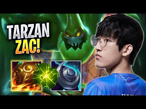 TARZAN DOMINATING WITH ZAC! - LNG Tarzan Plays Zac JUNGLE vs Elise! | Season 2023