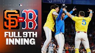 FULL INNING: Red Sox score THREE RUNS in the 9th to come from behind and WALK IT OFF! 😮‍💨