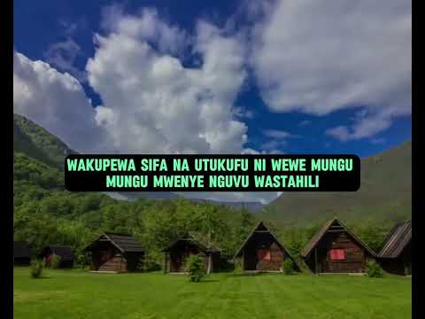 Wa kuabudiwa - Christina Shusho (LYRICS//LYRICS VIDEO)