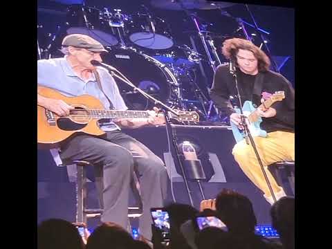 James Taylor and son Henry Taylor 7-28-2022 Staples  Center LA