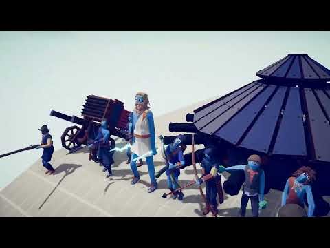 ANCIENT ADDON TEAM vs RANGED TEAM - Totally Accurate Battle Simulator TABS