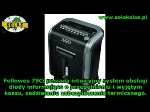 Cicha i wydajna niszczarka do małego lub średniego biura Fellowes 79Ci