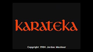 Apple II Game Demonstration Series - Karateka