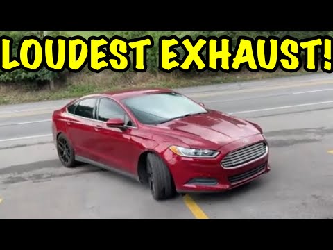 Top 4 LOUDEST EXHAUST Set Ups for Ford Fusion!