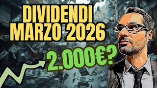 Quanto Ho Guadagnato con i Dividendi a Marzo 2026: +69% sul 2025!