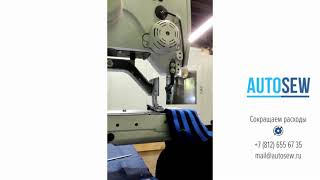 Sewing on metal fittings based on Brother KE-430HX NEXIO video