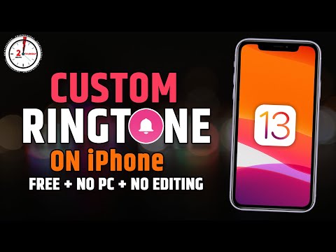 Custom ringtone for iPhone in 2020 - Set any song as a custom ringtone on iPhone (FREE METHOD) Video