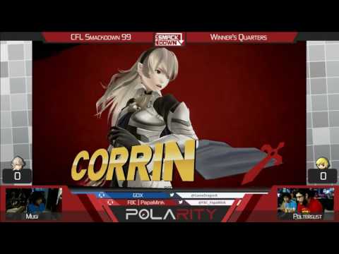 CFL Smackdown 99 WiiU - Mugi (Corrin) vs Poltergust (Toon Link) - Winners Quarters