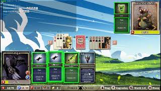 Poker Quest: Roguelike Deckbuilder Card battler: Ninja run 1: