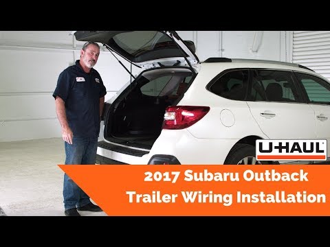 2017 Subaru Outback Trailer Wiring Installation