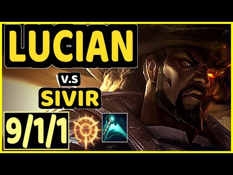 XDSMILEY (LUCIAN) vs SIVIR - 9/1/1 KDA BOTTOM ADC CHALLENGER GAMEPLAY - EUW