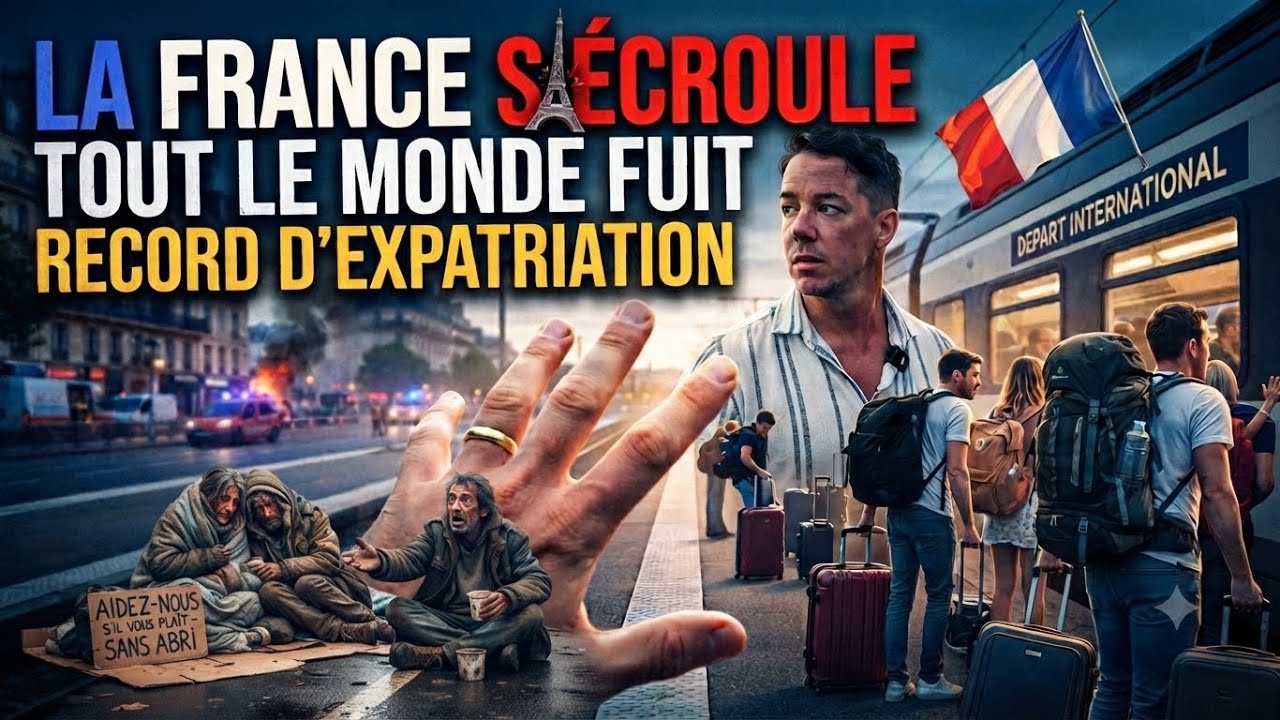 La France s’écroule - les Français fuient le pays 🇫🇷 (record d’expatriation) 