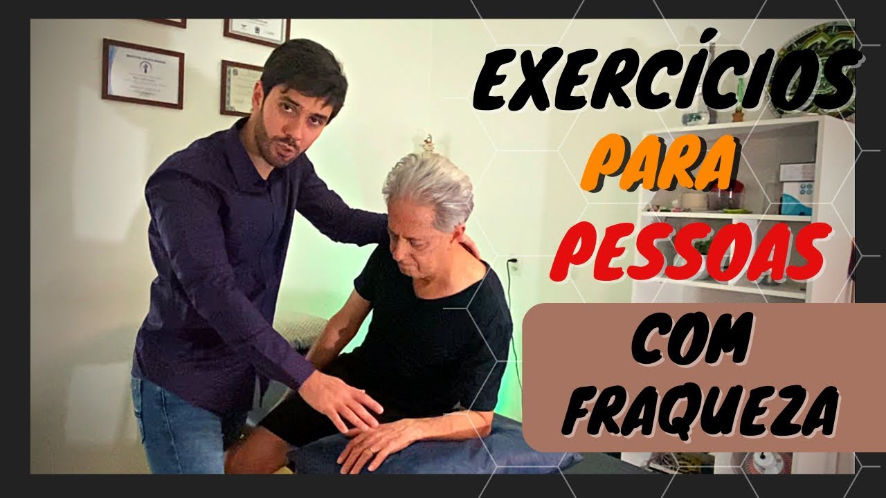 EXERCÍCIOS PARA PACIENTES COM DIFICULDADE MOTORA - Fisioterapia Domiciliar - Reabilitação de AVC