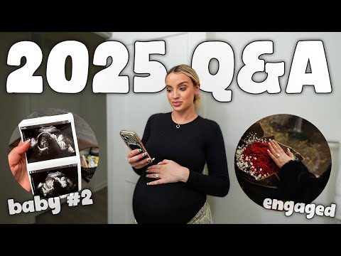 my 2025 recap Q&A | pregnancy, engagement, & more!